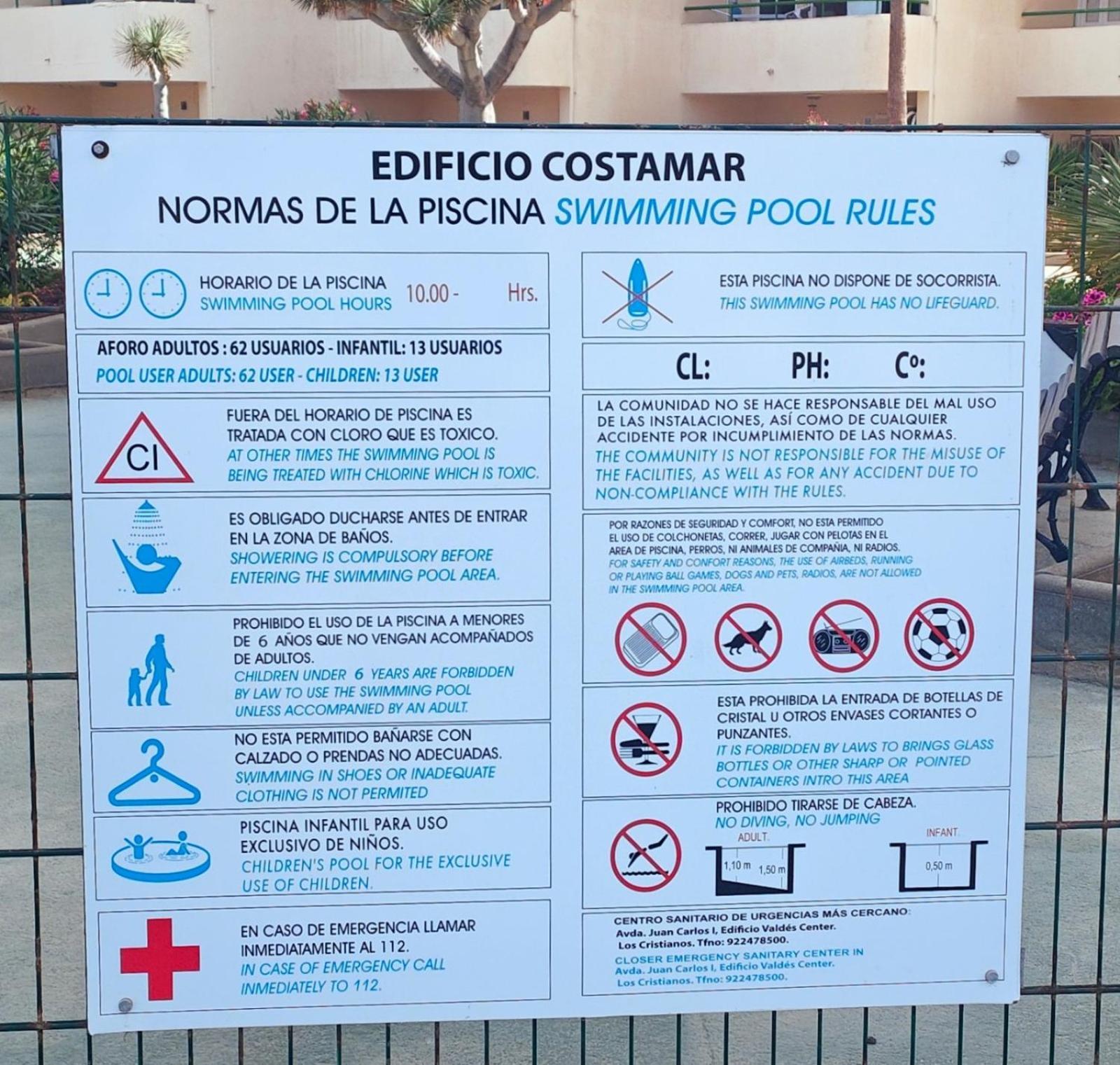 Costamar Getaway Lägenhet Arona  Exteriör bild